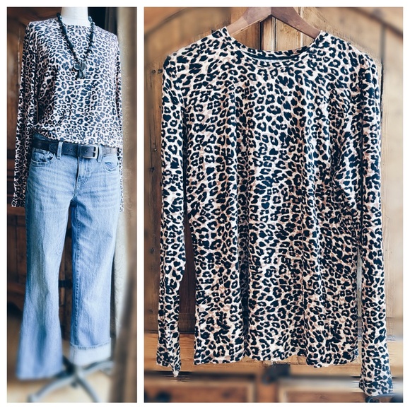 Top / Cuddl Duds / Leopard Print - Picture 5 of 13